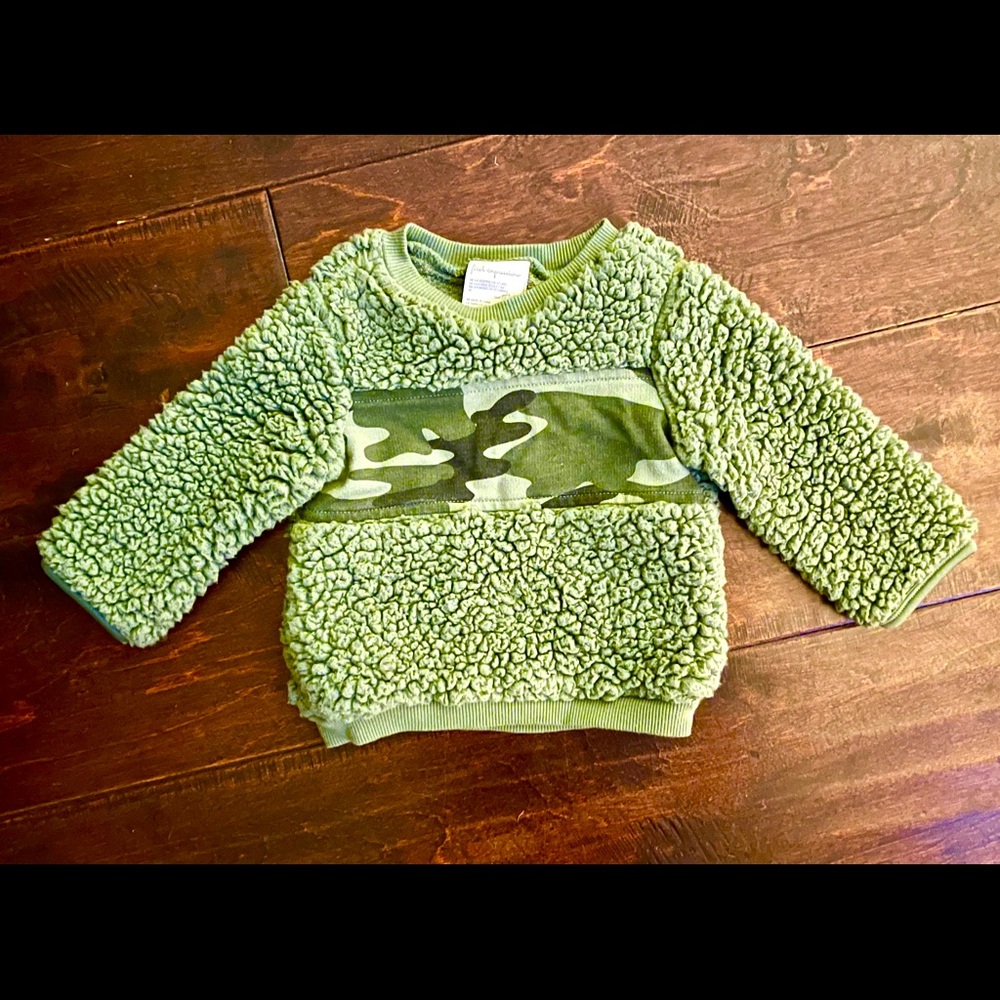 Fleece Camo Sweater